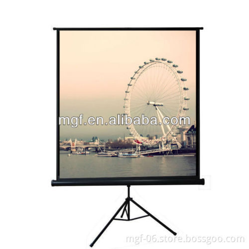 1:1 100 inch lightweight Tripod Projector Screens Stand / Floor standing projection screens for outdoor movie